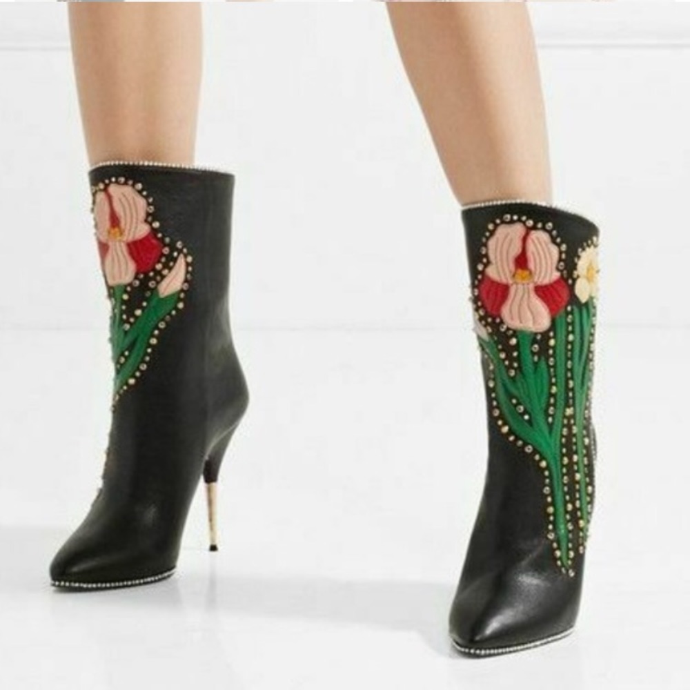 Gucci Fosca Embellished boots 💥 READ Description